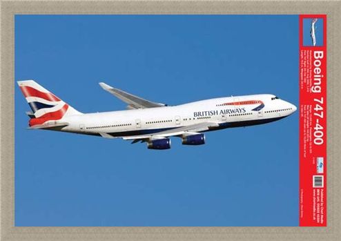 Framed Framed Boeing 747-400 - Jumbo Jet