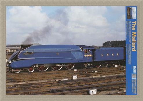Framed Framed Steaming Ahead Of The Competition - Mallard Train