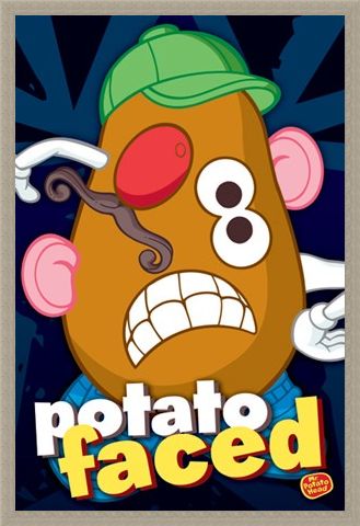 Framed Framed Potato Faced - Mr Potato Head
