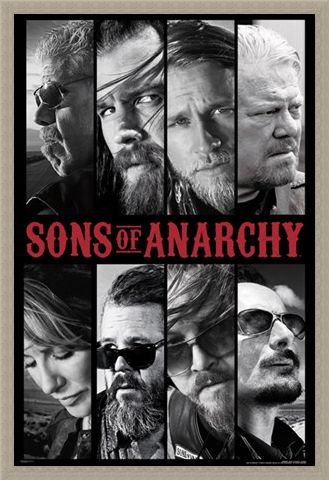 Framed Framed Sons of Anarchy Collage - TV Show
