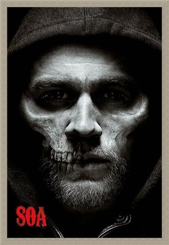Framed Framed Jax Skull - Sons of Anarchy