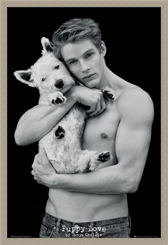 Framed Framed Puppy Love - Tanya Chalkin