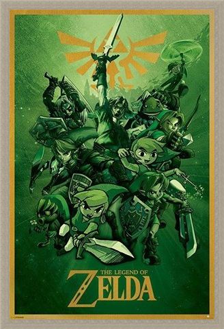 Framed Framed The Legend Of Zelda - Nintendo