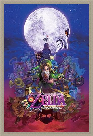 Framed Framed Majora's Mask - The Legend of Zelda