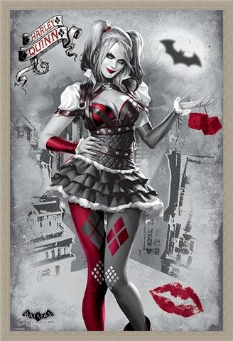 Framed Framed Harley Quinn - Batman Arkham Knight