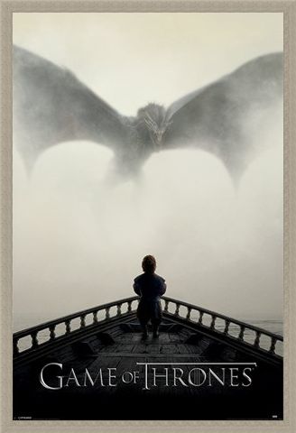 Framed Framed A Lion & A Dragon - Game of Thrones