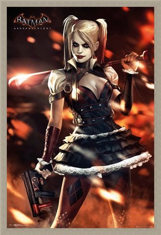 Framed Framed Harley Quinn - Batman Arkham Knight