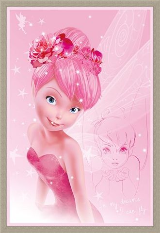 Framed Framed Tink In Pink - Disney's Tinkerbell