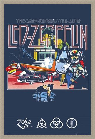 Framed Framed The Song Remains The Same - Led Zeppelin