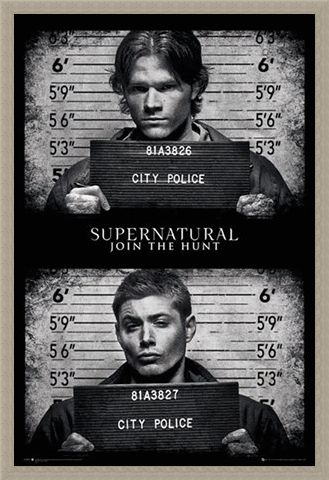 Framed Framed Horrifying Mug Shots - Supernatural