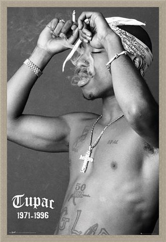 Framed Framed Music, Morals and Cigarettes - Tupac
