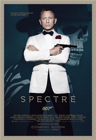 Framed Framed Spectre Skull - James Bond