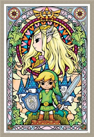 Framed Framed Holy Hyrule - The Legend Of Zelda