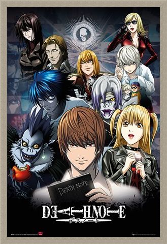 Framed Framed The Shinigami, The Boy, And The Book - Death Note