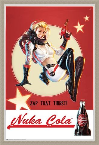 Framed Framed Zap That Thirst Nuka Cola - Fallout 4