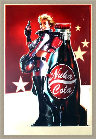 Framed Framed Blonde Bombshell - Fallout 4