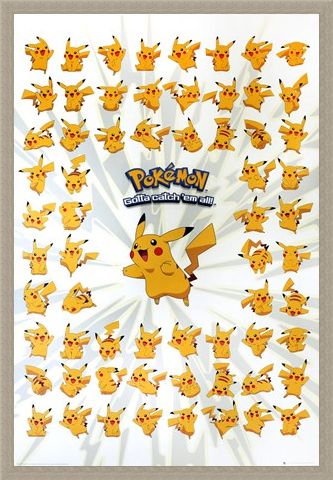 Framed Framed The Pokemon With A Punch - Pokemon - Pikachu