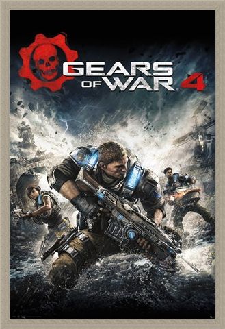 Framed Framed Game Cover - Gears Of War 4
