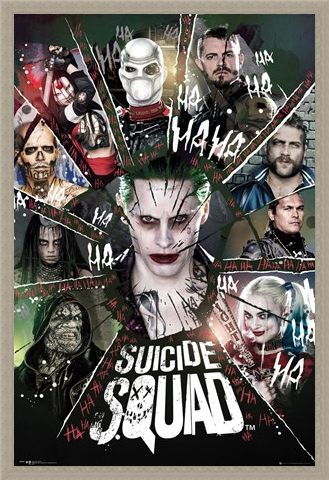 Framed Framed Shattered Circle - Suicide Squad