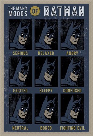 Framed Framed The Many Moods Of Batman - DC Originals