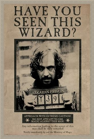 Framed Framed Wanted Sirius Black - Harry Potter