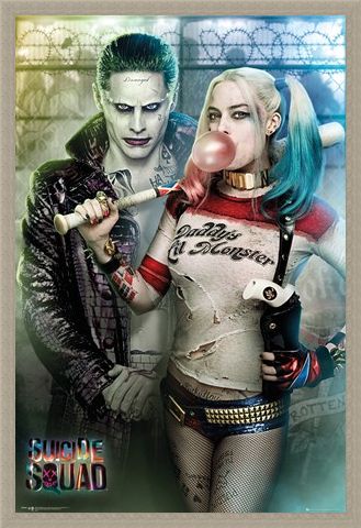Framed Framed Joker And Harley Quinn - Suicide Squad