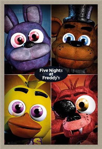 Framed Framed The Fazbear Gang - Five Nights At Freddy's