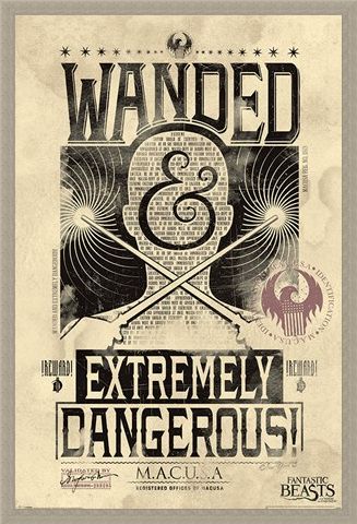 Framed Framed Extremely Dangerous - Fantastic Beasts
