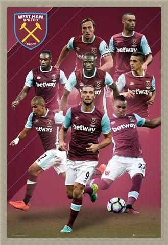 Framed Framed 2016/17 Players - West Ham FC