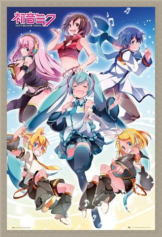 Framed Framed Vocaloid Performance - Hatsune Miku Group