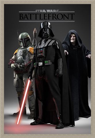 Framed Framed The Dark Side - Star Wars Battlefront