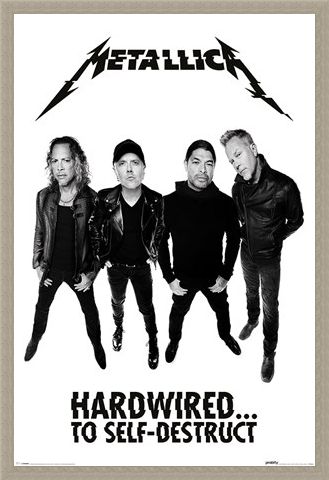 Framed Framed Hardwired To Self-Destruct - Metallica