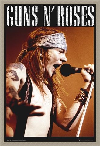 Framed Framed Guns N Roses - Axel Rose