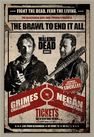 Framed Framed Fight Night - The Walking Dead