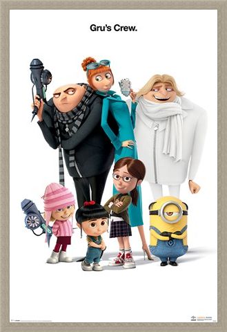 Framed Framed Gru's Crew - Despicable Me 3