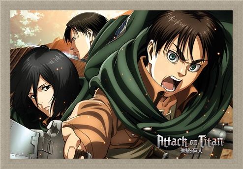 Framed Framed Scouts - Attack On Titan Season 2