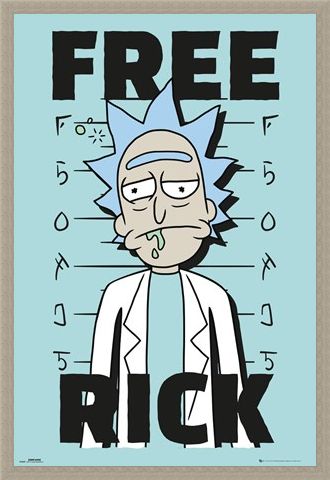 Framed Framed Free Rick - Rick and Morty