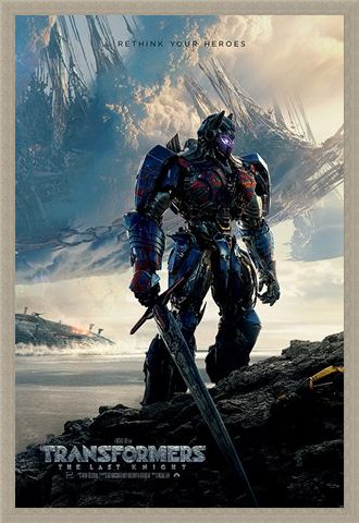 Framed Framed Rethink Your Heroes - Transformers The Last Knight