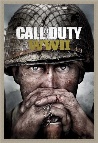 Framed Framed Stronghold WWII Key Art - Call Of Duty