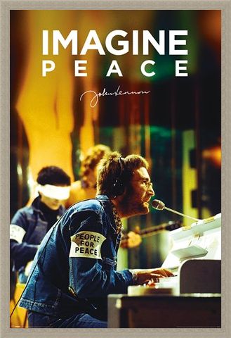 Framed Framed People For Peace - John Lennon
