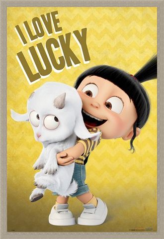 Framed Framed I Love Lucky - Despicable Me 3