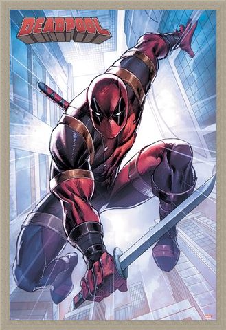 Framed Framed Action Pose - Deadpool