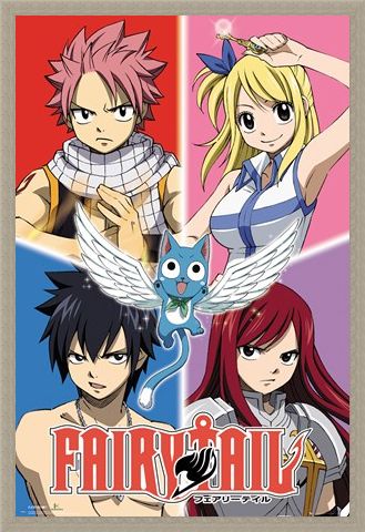 Framed Framed Quad Goals - Fairy Tail
