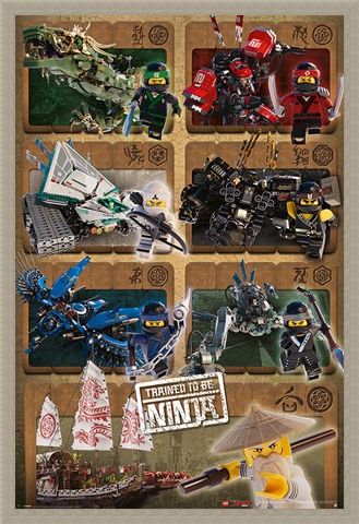 Framed Framed Ninjas & Mechs - LEGO® Ninjago