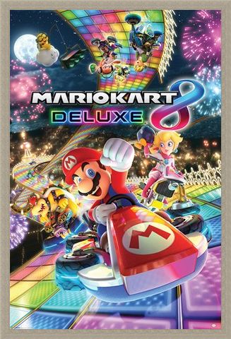 Framed Framed Intergalactic Disco - Mario Kart 8 Deluxe