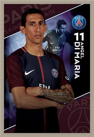 Framed Framed Di Maria 17/18 - PSG