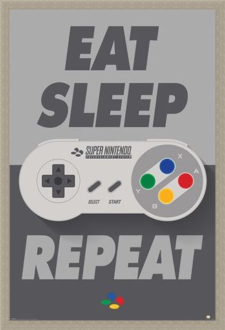 Framed Framed SNES Controller - Nintendo