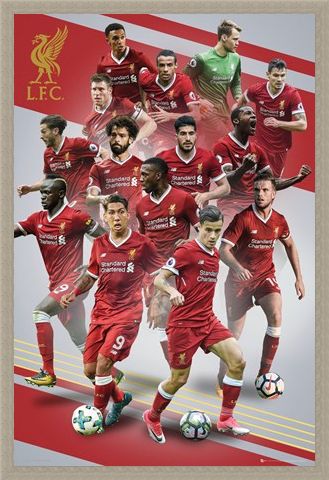 Framed Framed Players 17-18 - Liverpool FC