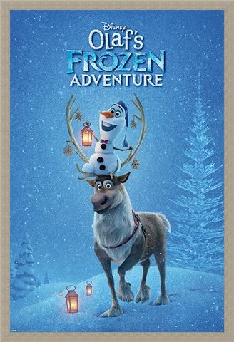 Framed Framed Ready For Action - Olaf's Frozen Adventure