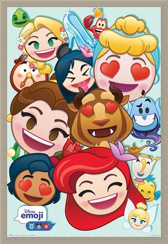 Framed Framed Emoji Princess - Disney